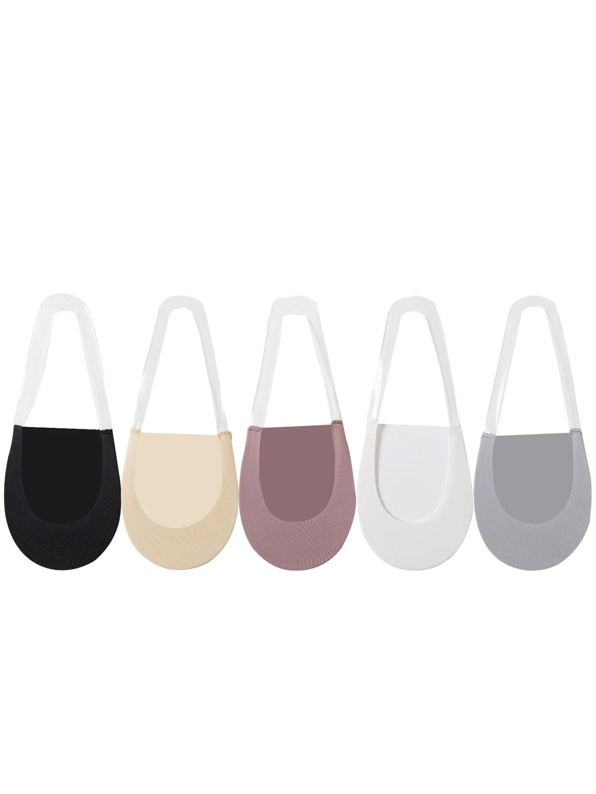 5-Pack Women’s Invisible Low-Cut Socks | Breathable Boat Socks