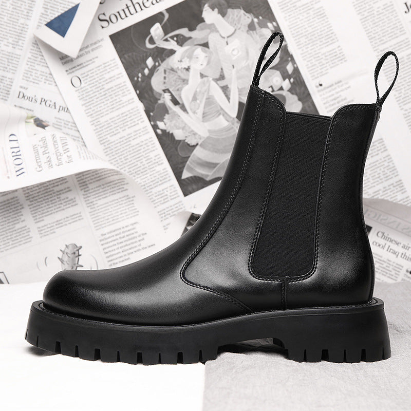 Unisex Fleece-Lined Winter Boots – Warm Outdoor Streetwear