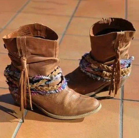Women’s Winter Fashion Boots – Trendy Autumn/Winter Warm Casual Footwear CJ