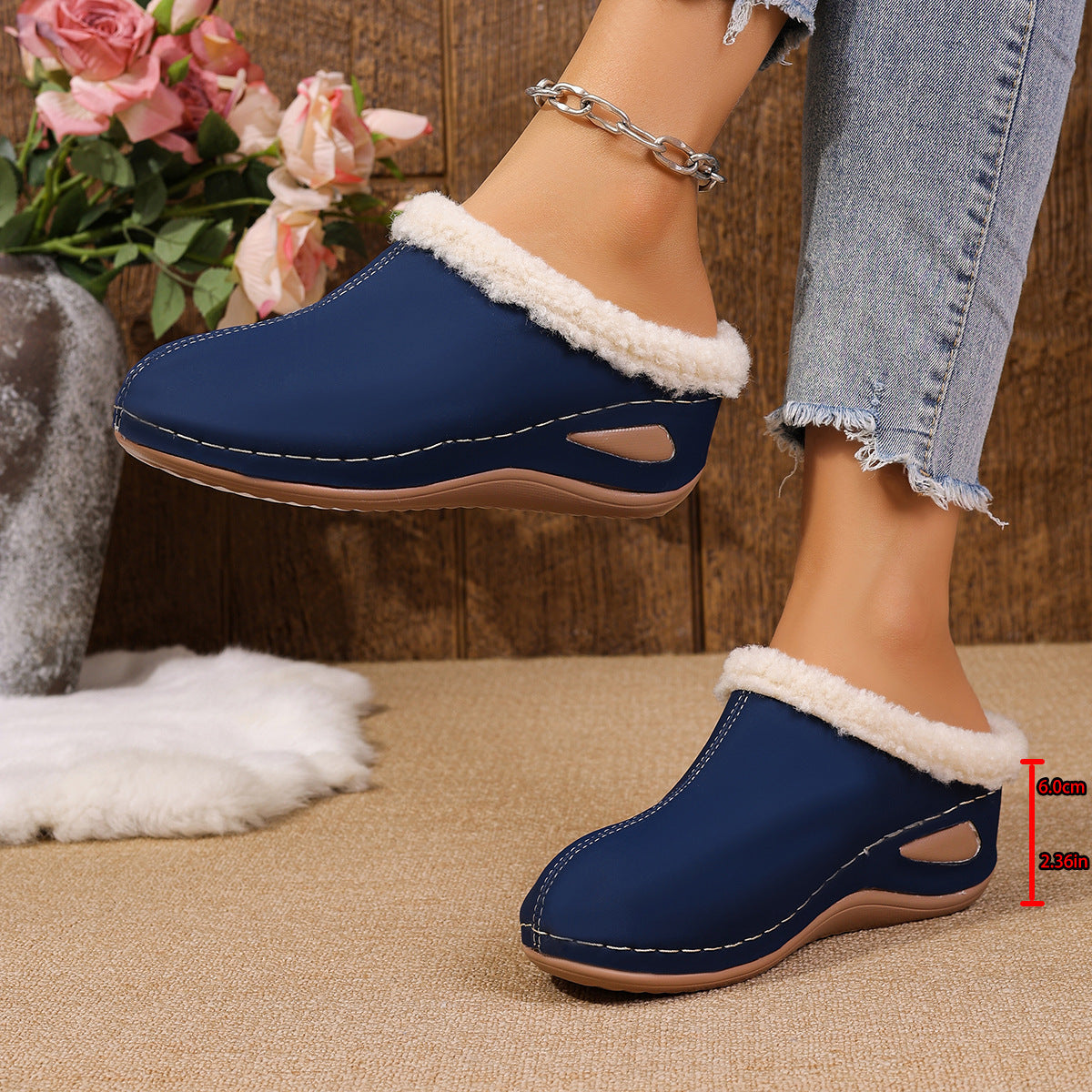 Womens Fashionable Wedge Sandals With Thick Soles 