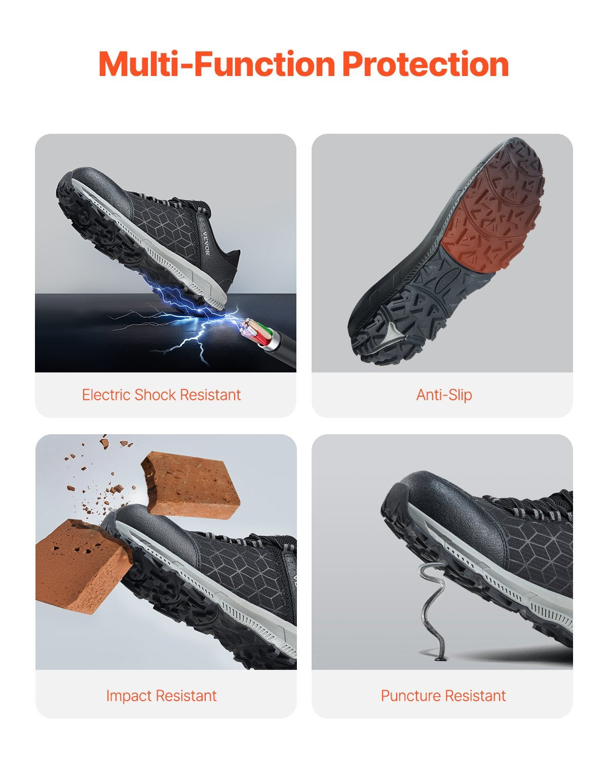 Athletic Steel Toe Safety Sneakers CJ US