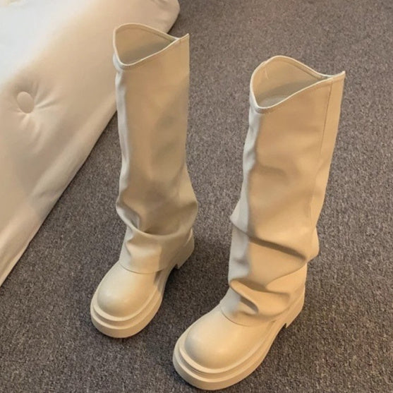 Women's Autumn New British Dress Autumn And Winter Boots Platform CJ