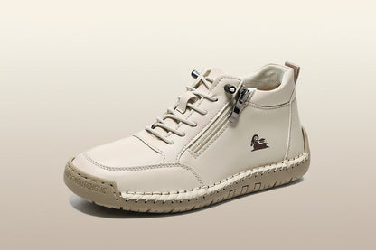 Hand-stitched Womens Shoes Soft Sole Flat Casual 