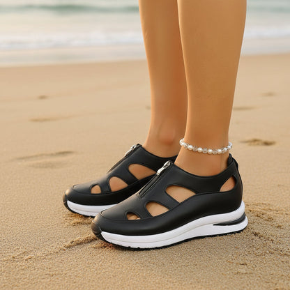 Baotou Chunky-sole Soft-soled Sandals Women's Casual 