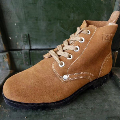 Fluffy Breathable Construction-Site Protective Big-Head Safety Shoes 