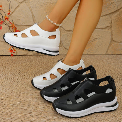 Baotou Chunky-sole Soft-soled Sandals Women's Casual 