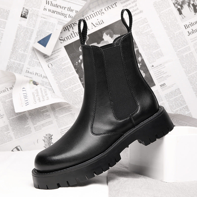 Unisex Fleece-Lined Winter Boots – Warm Outdoor Streetwear 