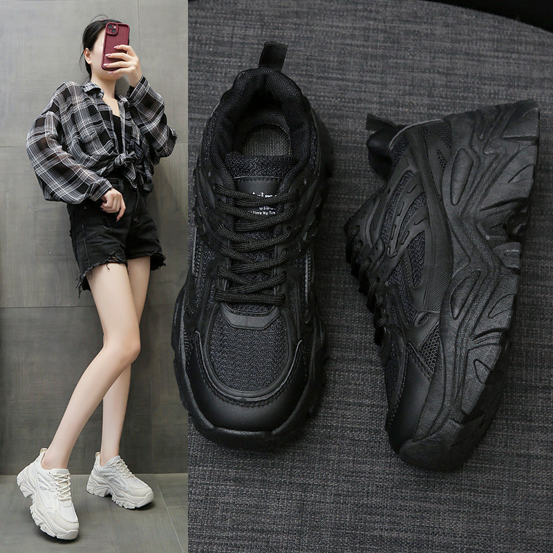 Women's Thick Bottom Breathable White Shoes CJ