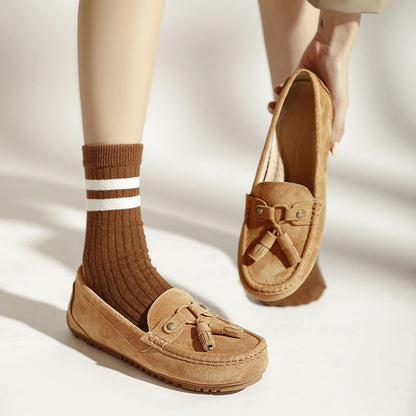 Soft Bottom Non-slip Slip-on Lofter Flat Bottom Pumps CJ