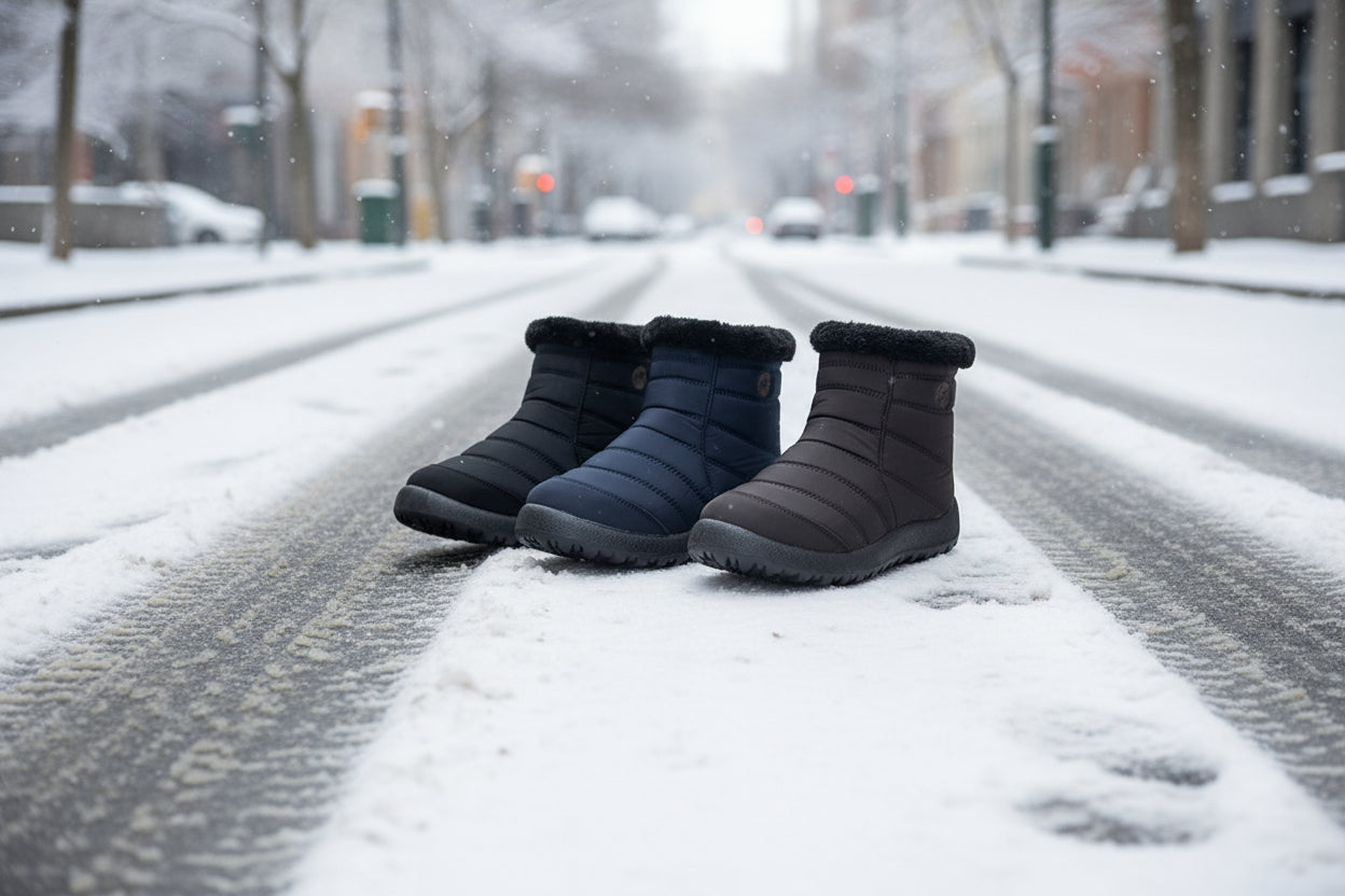 Women’s Thickened Cotton Snow Boots – Waterproof Warm Winter Boots