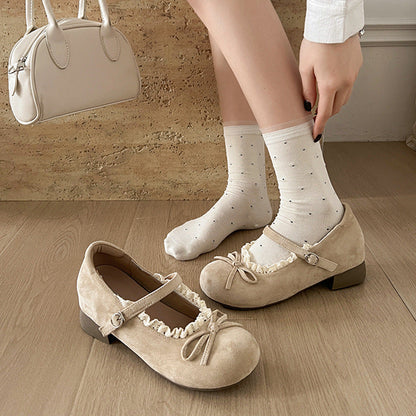 Versatile Vintage Chunky-heel Peep-toe Pumps For Women 