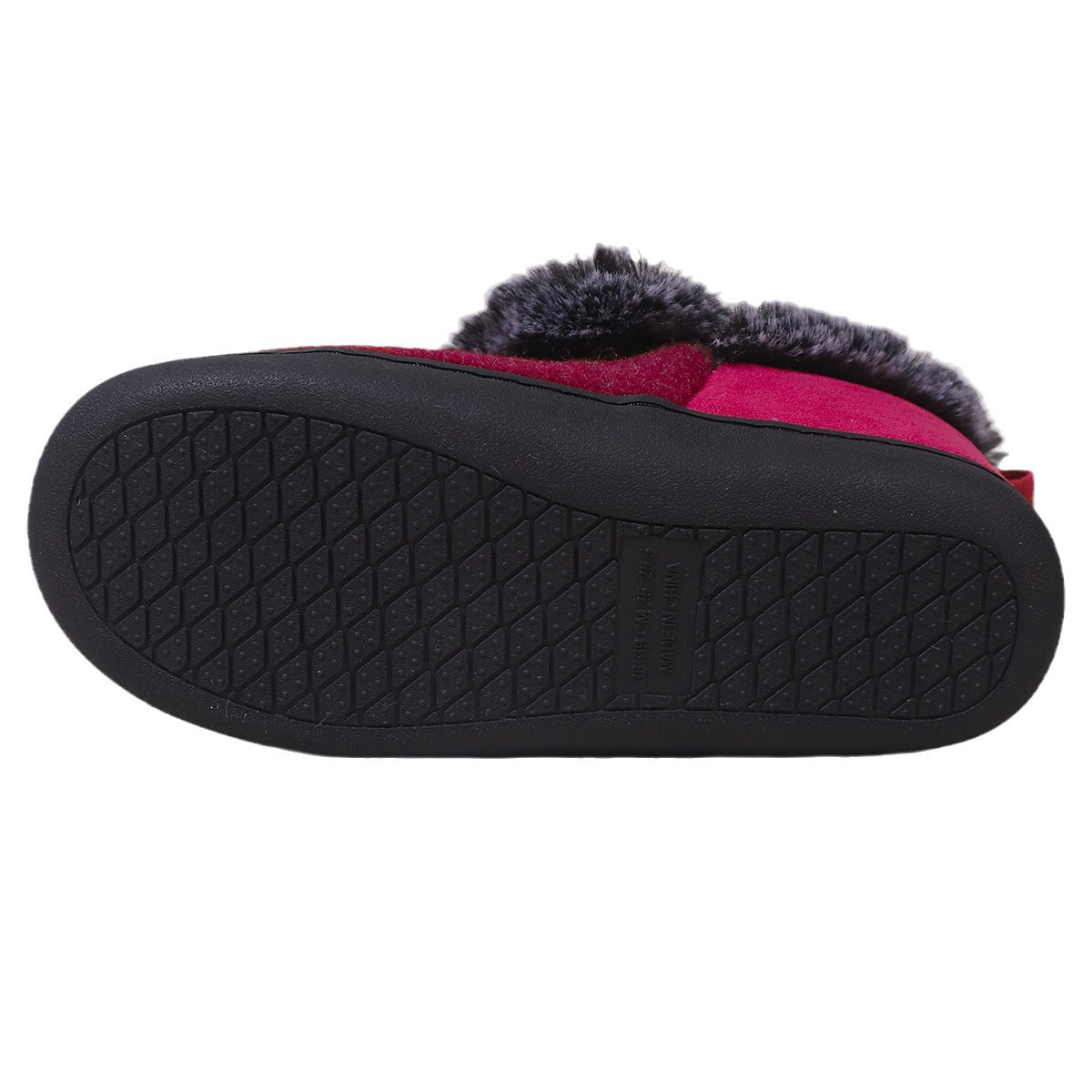 Women’s Felt-Fur Collar Indoor Winter Shoes | Cozy Slip-Ons 
