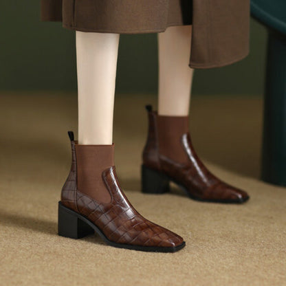 New Autumn Winter Niche Light-luxury Vintage Womens Shoes 