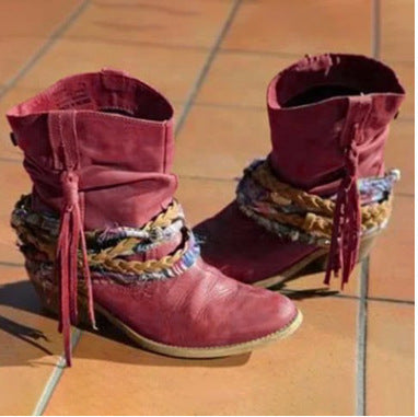 Women’s Winter Fashion Boots – Trendy Autumn/Winter Warm Casual Footwear CJ
