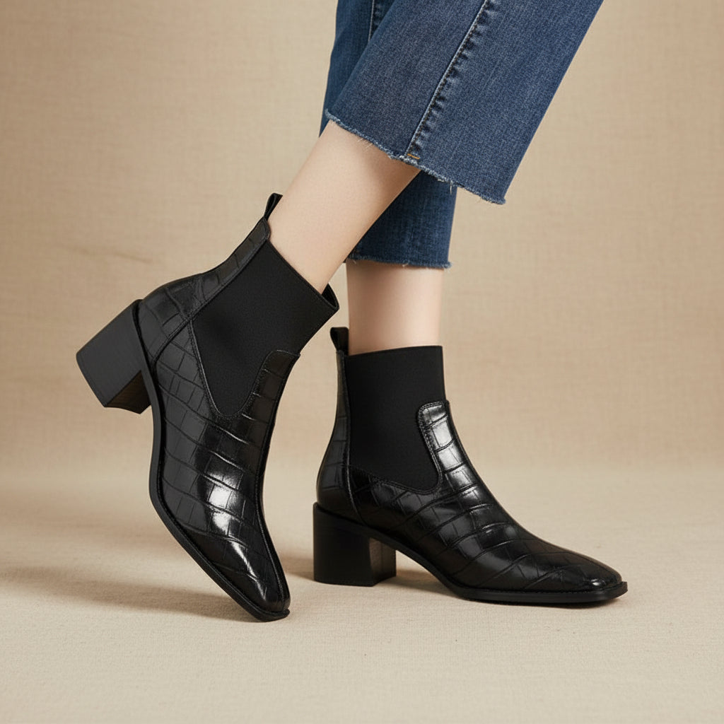 New Autumn Winter Niche Light-luxury Vintage Womens Shoes 