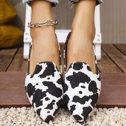 Women's Plus-Size Breathable Pointed-Toe Casual Shoes 