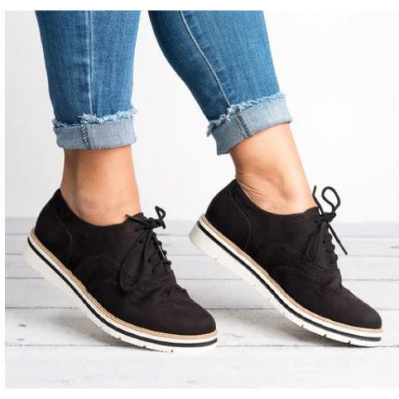 Retro British-style Casual Women's Shoes 