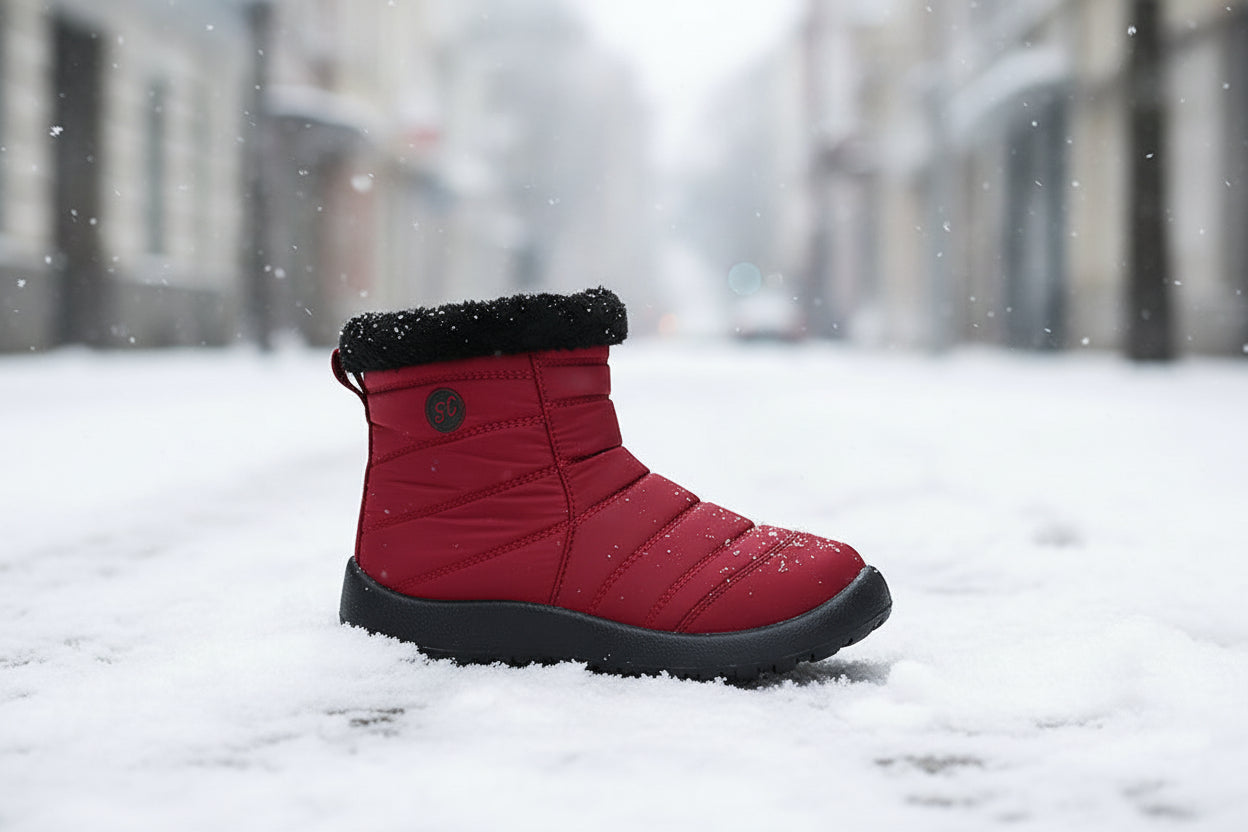 Women’s Thickened Cotton Snow Boots – Waterproof Warm Winter Boots