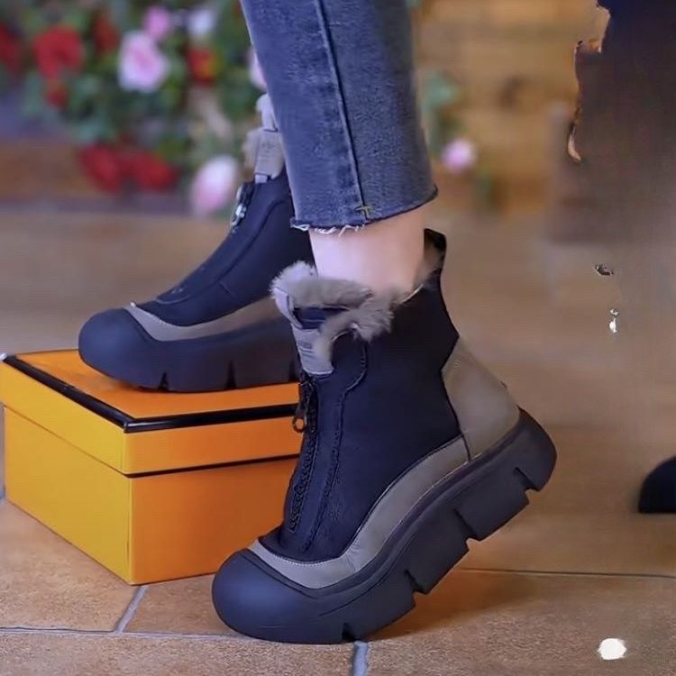Women’s Lightweight Soft-Sole Short Boots – Stylish & Comfortable 