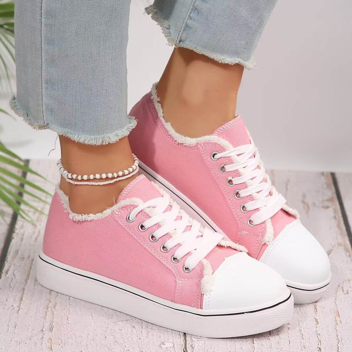 Women's Lace-up Casual Shoes Lightweight 