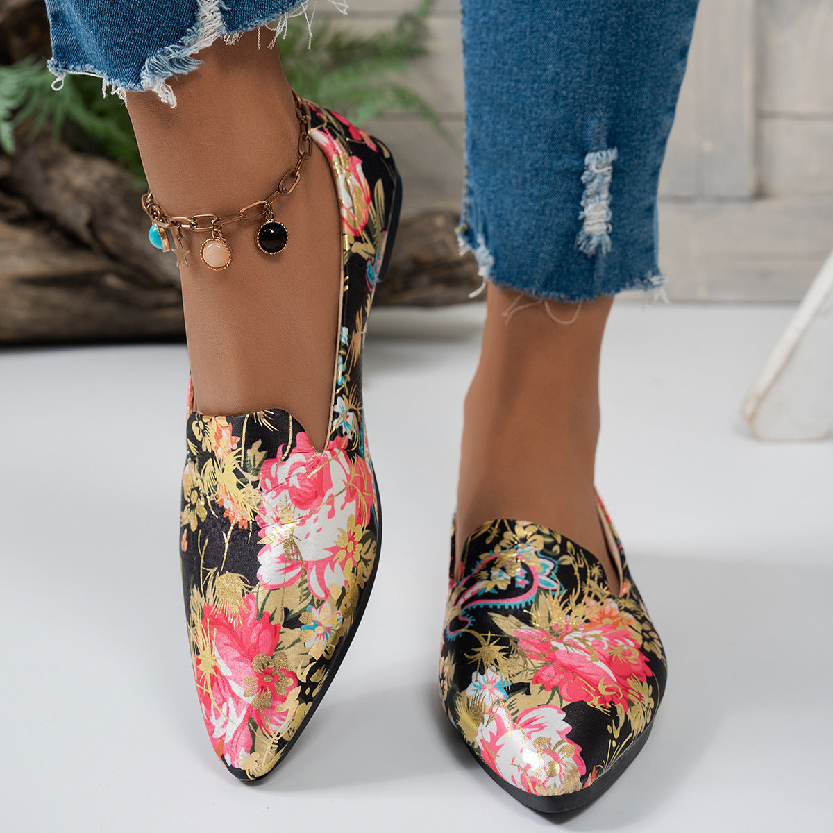 Women’s Flat Pointed-Toe Thin Shoes — Casual Everyday Flats 