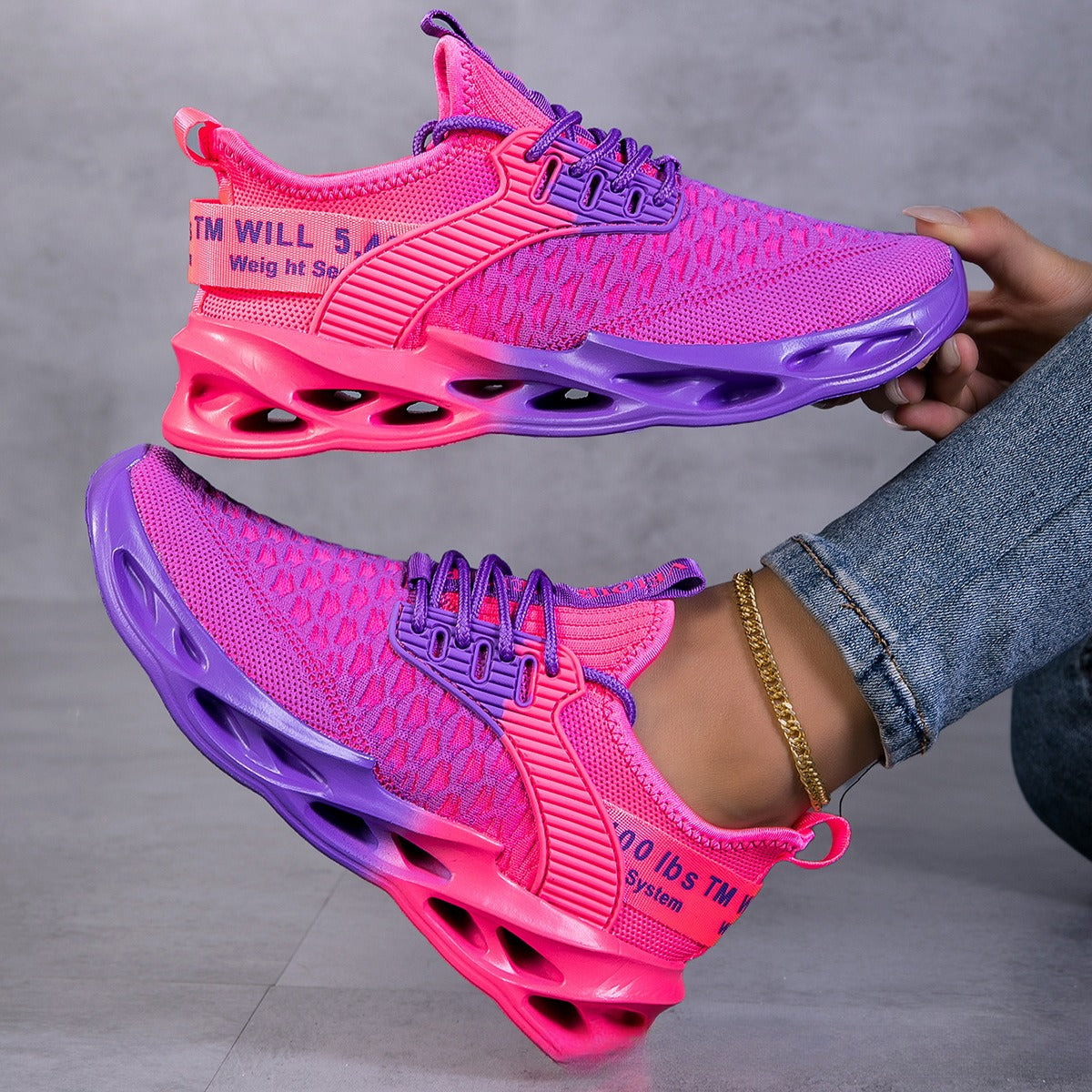 Women's Casual Sporty Outdoor Fashionable Versatile Running Shoes 