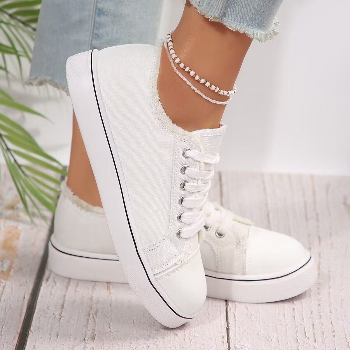 Women's Lace-up Casual Shoes Lightweight 