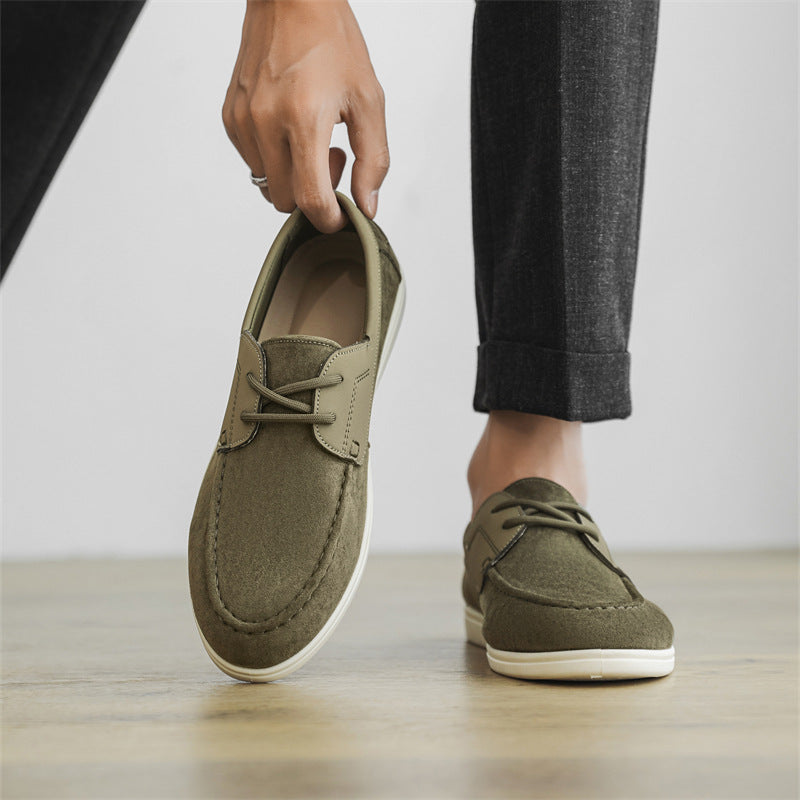 Mens Casual Low-top Lace-up Shoes 