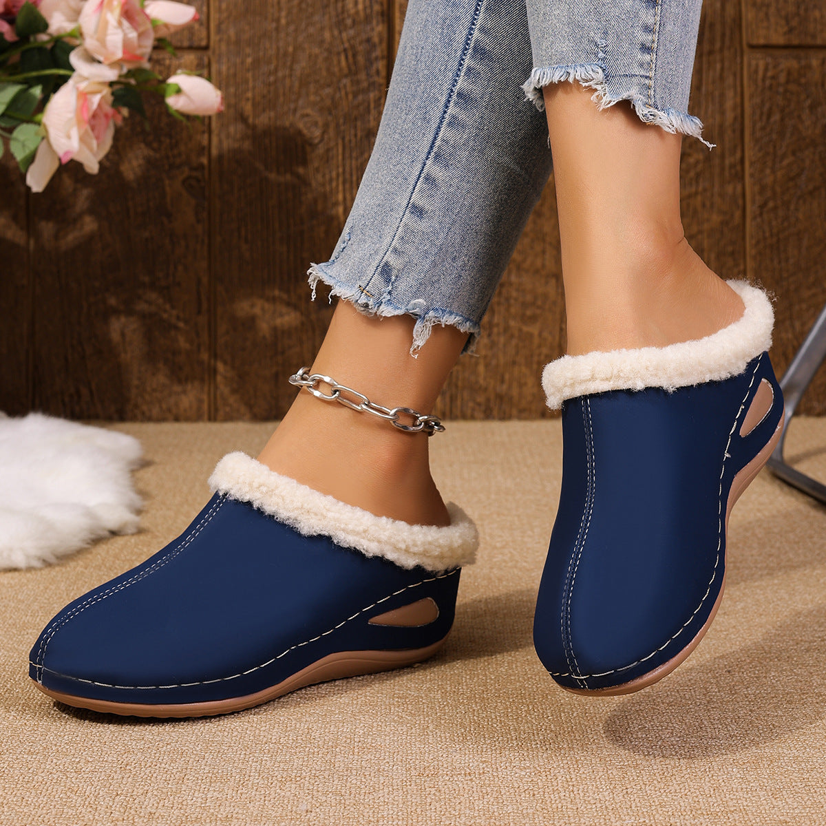 Womens Fashionable Wedge Sandals With Thick Soles 