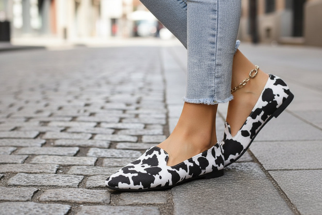 Women's Plus-Size Breathable Pointed-Toe Casual Shoes 