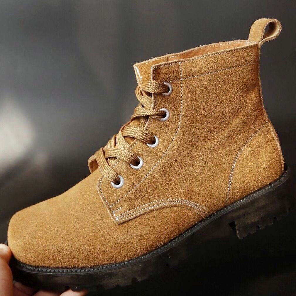 Fluffy Breathable Construction-Site Protective Big-Head Safety Shoes 