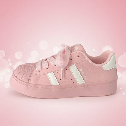 Shell Toe Casual Sneakers For Students Womens 