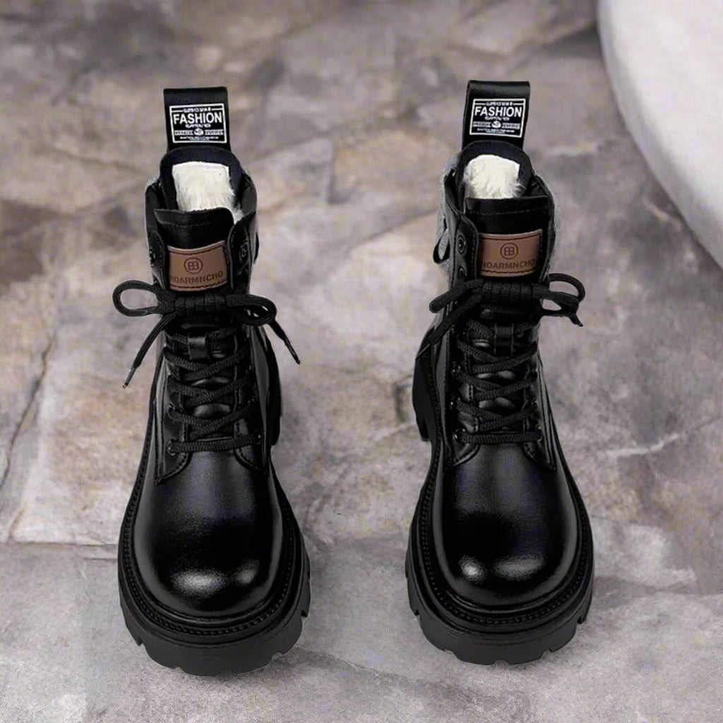 Fur Integrated Thick Bottom Winter Boots CJ