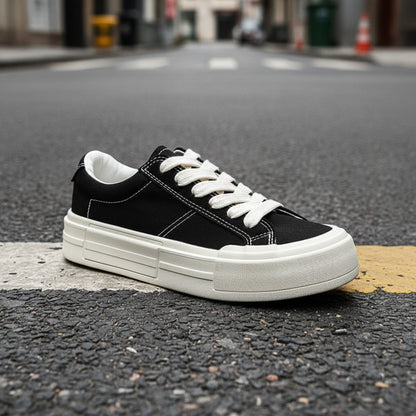 Women's Canvas Platform Casual Sports Skate Shoes CJ