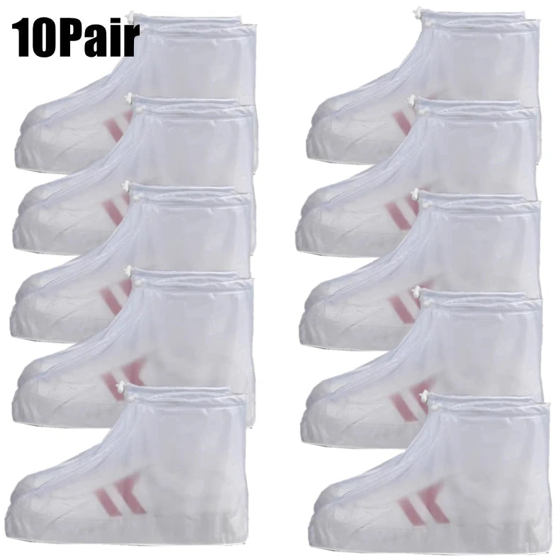 Silicone Waterproof Shoe Cover Unisex Shoes Protectors Rain Boots for Indoor Outdoor Rainy Reusable Quality non-slip shoe Cover 