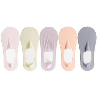 5-Pack Women’s Ultra Thin No-Show Socks | Invisible Boat Socks 