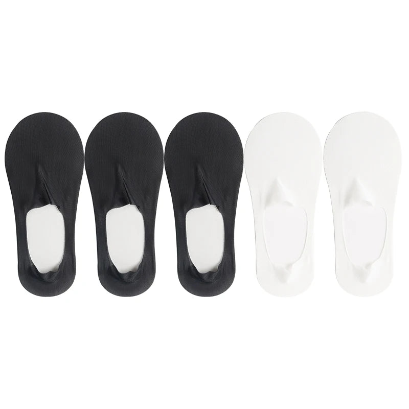 5-Pack Women’s Ultra Thin No-Show Socks | Invisible Boat Socks 