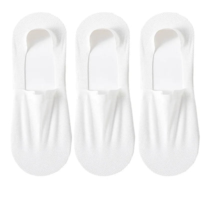3-Pack Invisible Boat Socks – Breathable Low-Cut Socks 