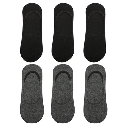 6-Pack Bamboo Invisible Low-Cut Socks | Breathable Boat Socks 