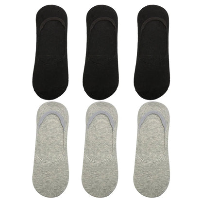 6-Pack Bamboo Invisible Low-Cut Socks | Breathable Boat Socks 