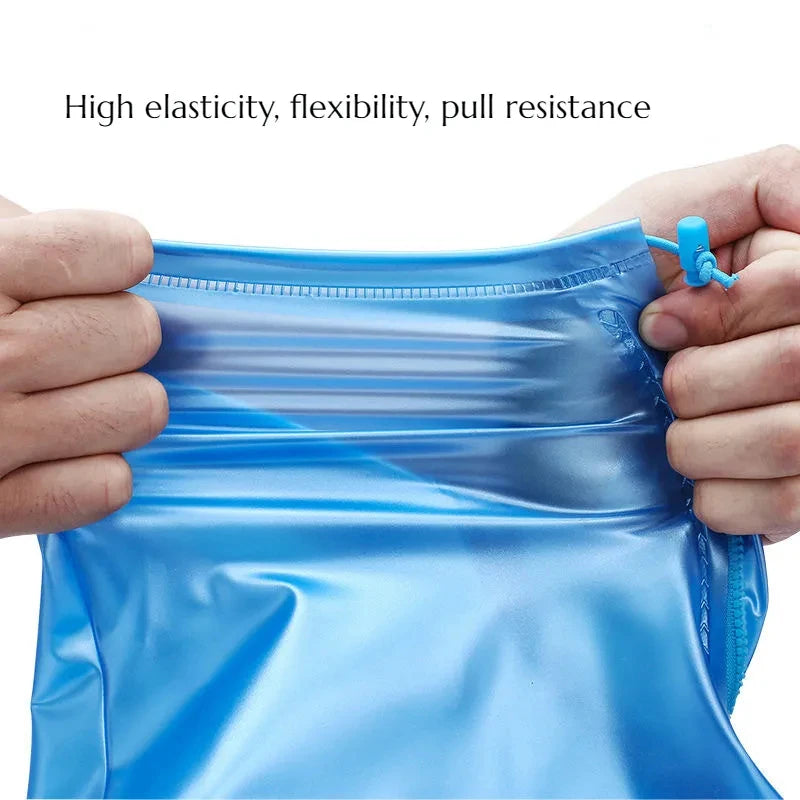 Silicone Waterproof Shoe Cover Unisex Shoes Protectors Rain Boots for Indoor Outdoor Rainy Reusable Quality non-slip shoe Cover 