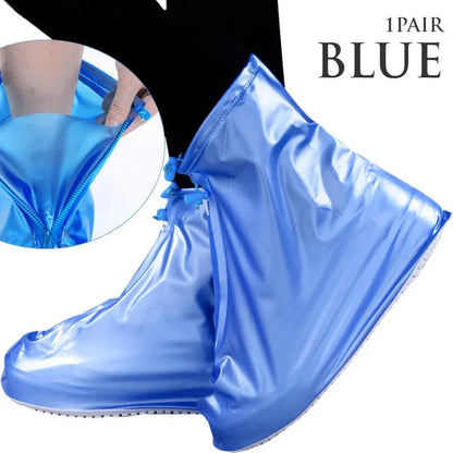 Silicone Waterproof Shoe Cover Unisex Shoes Protectors Rain Boots for Indoor Outdoor Rainy Reusable Quality non-slip shoe Cover 