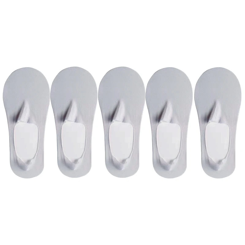 5-Pack Women’s Ultra Thin No-Show Socks | Invisible Boat Socks 