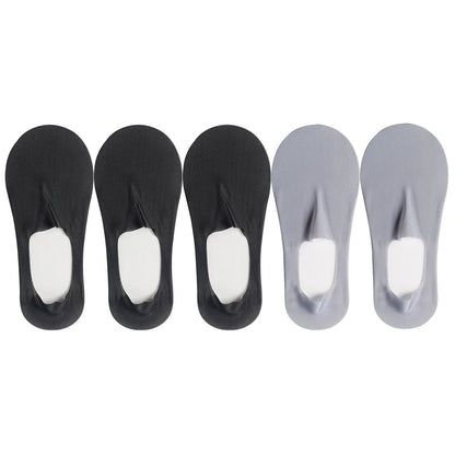 5-Pack Women’s Ultra Thin No-Show Socks | Invisible Boat Socks 