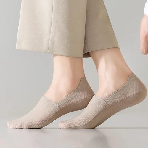 3-Pack Invisible Boat Socks – Breathable Low-Cut Socks 