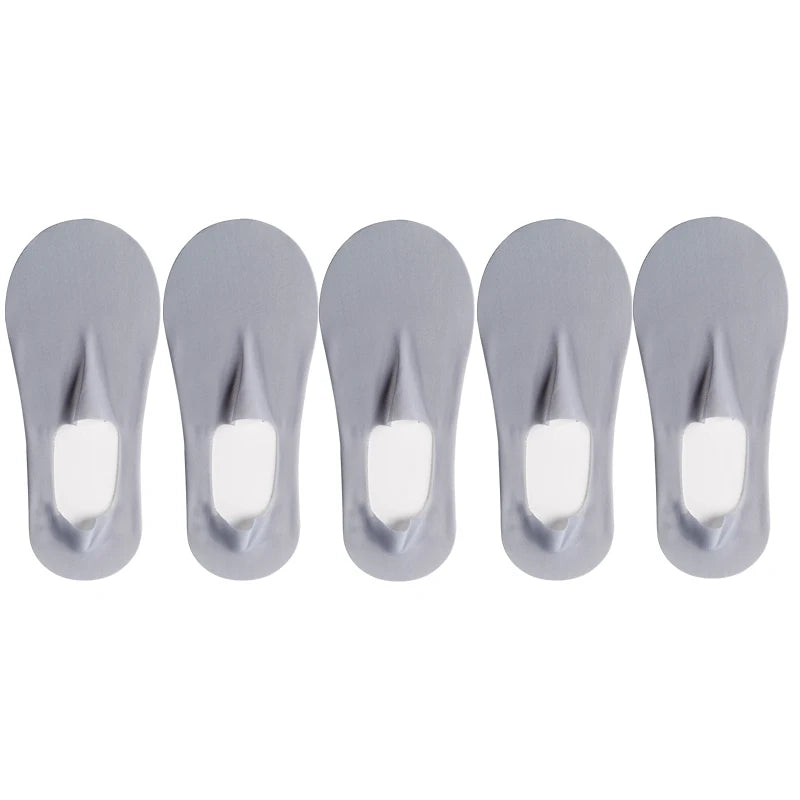 5-Pack Women’s Ultra Thin No-Show Socks | Invisible Boat Socks 