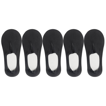 5-Pack Women’s Ultra Thin No-Show Socks | Invisible Boat Socks 