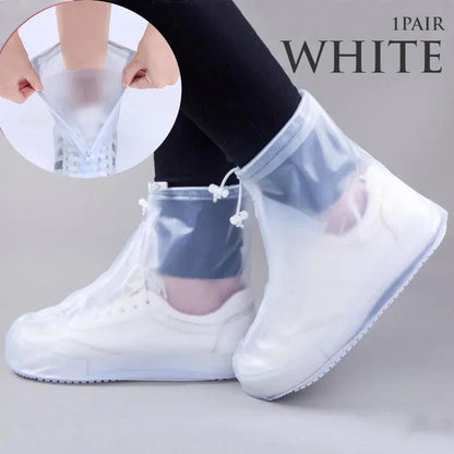 Silicone Waterproof Shoe Cover Unisex Shoes Protectors Rain Boots for Indoor Outdoor Rainy Reusable Quality non-slip shoe Cover 