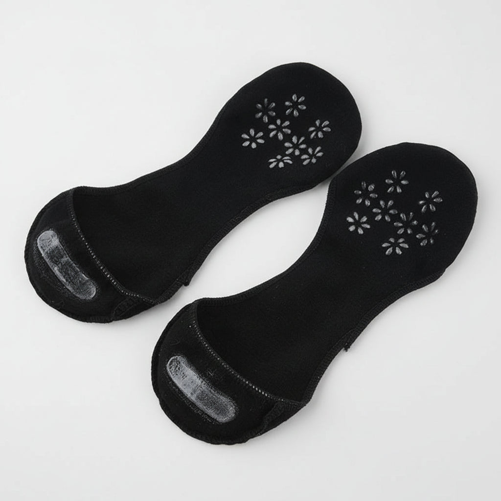 Women’s Super Invisible No-Show Socks | Thin Non-Slip Boat Socks 
