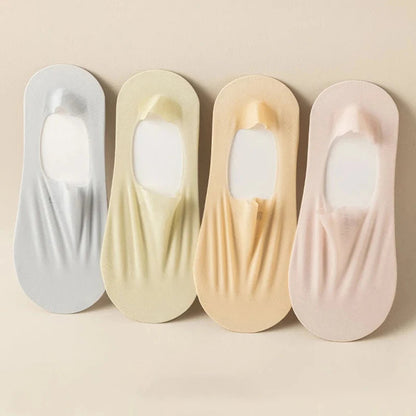 5-Pack Women’s Ultra Thin No-Show Socks | Invisible Boat Socks 